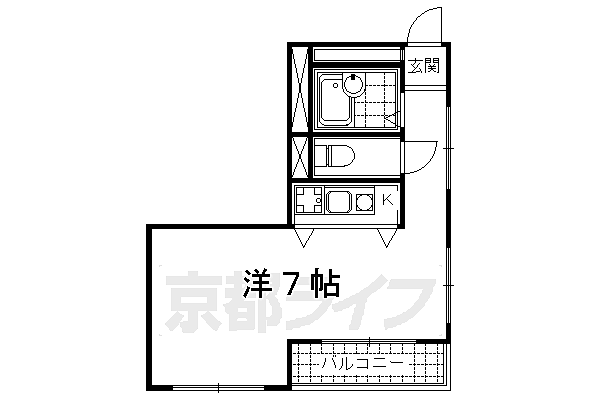 クリーンリビング四条大宮 1001｜京都府京都市下京区立中町(賃貸マンション1R・10階・21.54㎡)の写真 その2