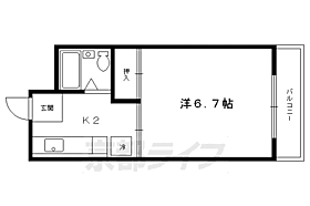 リバーサイド安井 207 ｜ 京都府京都市北区西賀茂鹿ノ下町（賃貸マンション1K・2階・18.00㎡） その2