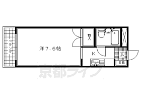 ホワイトパレス 203 ｜ 京都府京都市北区平野上柳町（賃貸マンション1K・2階・19.00㎡） その2