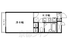 レオパレス　みかげ 102 ｜ 京都府京都市左京区北白川蔦町（賃貸アパート1K・1階・19.60㎡） その2