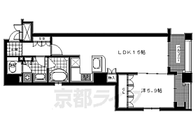 京都府京都市中京区二条殿町（賃貸マンション1LDK・6階・51.77㎡） その2