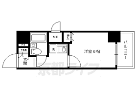 京都府京都市下京区順風町（賃貸マンション1K・4階・17.68㎡） その2