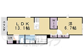 メゾン南大久保町 101 ｜ 京都府京都市左京区田中南大久保町（賃貸アパート1LDK・1階・51.04㎡） その2