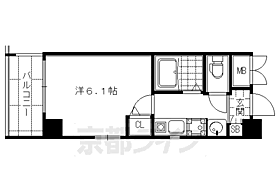 京都府京都市下京区下鱗形町（賃貸マンション1K・2階・18.93㎡） その2