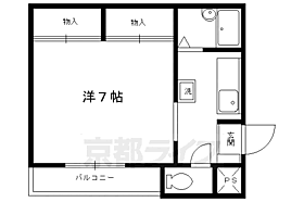 京都府京都市上京区下清蔵口町（賃貸マンション1K・2階・23.00㎡） その2