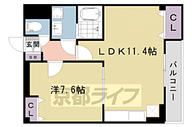 ｆｏｒｅｓｔａｇｅ　西院 201 ｜ 京都府京都市中京区壬生淵田町（賃貸マンション1LDK・2階・44.59㎡） その2