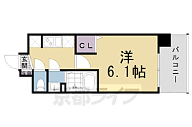 京都府京都市南区上鳥羽勧進橋町（賃貸マンション1K・8階・21.17㎡） その2