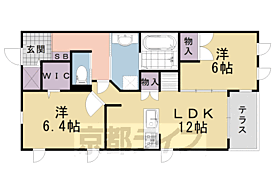 京都府長岡京市神足垣外ケ内（賃貸マンション2LDK・4階・62.67㎡） その2