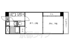 ＳＩＬＫ　ＨＯＵＳＥとなみ 201 ｜ 京都府京都市上京区東西町（賃貸マンション2K・2階・37.62㎡） その2