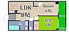 旭高殿ハイツ2階7.3万円