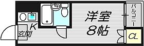 エクセルJUN 201 ｜ 大阪府大阪市旭区清水３丁目（賃貸マンション1K・2階・17.36㎡） その2