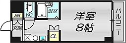 ラ・フォーレ上新庄 1Kの間取図画像