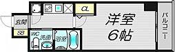 HS梅田EAST 1Kの間取図画像