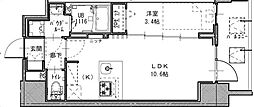 S-レジデンス堺筋本町Deux 1LDKの間取図画像