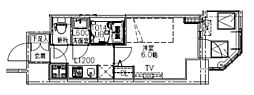 S-RESIDENCE都島Lux 1Kの間取図画像
