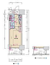 ソルテラス都島本通  ｜ 大阪府大阪市都島区都島本通５丁目（賃貸マンション1K・4階・25.37㎡） その2