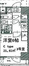 大阪府大阪市福島区福島４丁目（賃貸マンション1K・7階・21.61㎡） その2