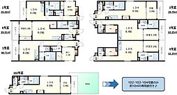 S-MOVE大阪鶴見 1階ワンルームの間取り
