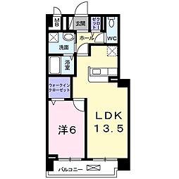 メゾンドファミーユ鶴見緑地公園1 1LDKの間取図画像