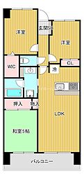 レジディア都島1 3LDKの間取図画像