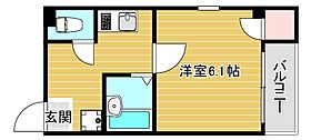 大阪府大阪市西区新町1丁目25-13（賃貸マンション1K・6階・21.61㎡） その2