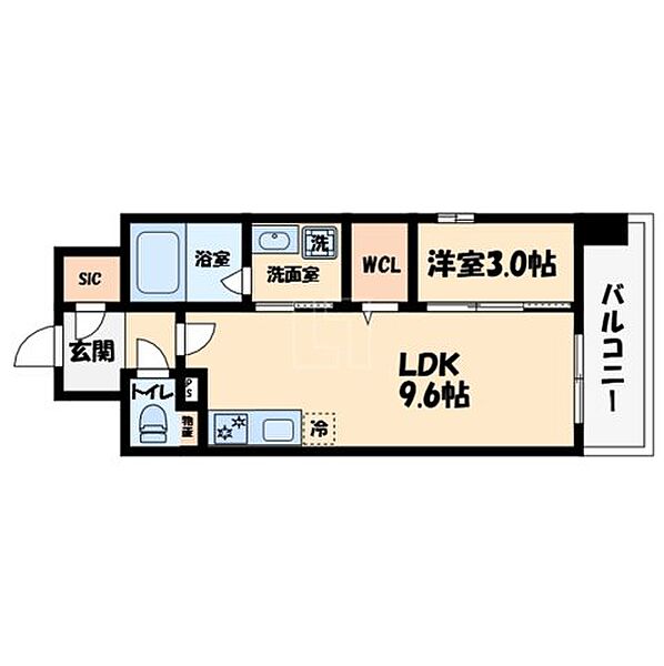 リヴェント難波サウス ｜大阪府大阪市浪速区敷津東1丁目(賃貸マンション1LDK・5階・34.59㎡)の写真 その2