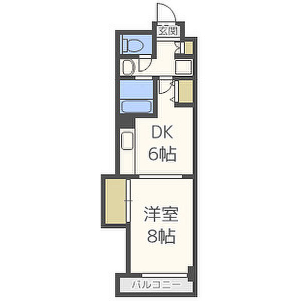 コンソラーレ日本橋 ｜大阪府大阪市中央区日本橋1丁目(賃貸マンション1DK・3階・33.81㎡)の写真 その2