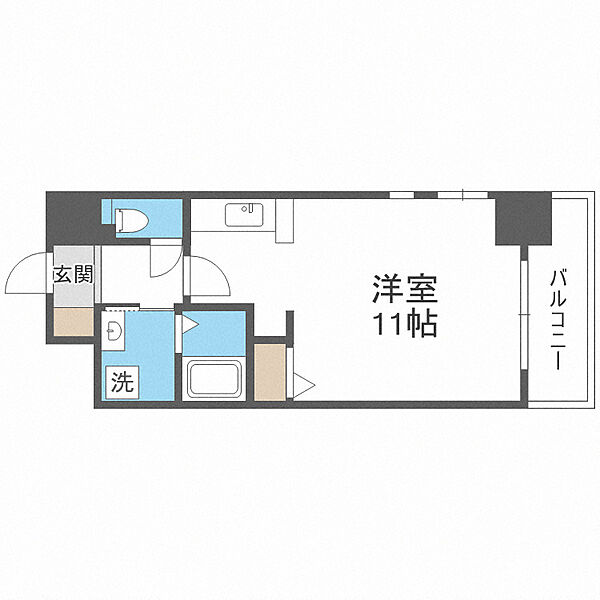 エグゼリエみなと通り ｜大阪府大阪市西区本田2丁目(賃貸マンション1R・3階・32.00㎡)の写真 その2