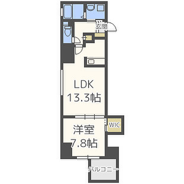 パウゼ堺筋 ｜大阪府大阪市中央区博労町1丁目(賃貸マンション1LDK・14階・48.03㎡)の写真 その2