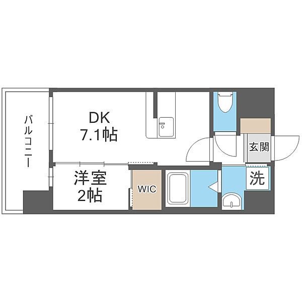 セレニテ難波ミラク壱番館 404｜大阪府大阪市浪速区敷津西1丁目(賃貸マンション1DK・4階・25.31㎡)の写真 その2