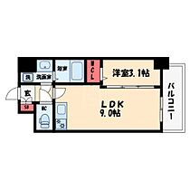 ミラージュパレス難波グランツ  ｜ 大阪府大阪市浪速区桜川4丁目（賃貸マンション1LDK・7階・31.92㎡） その2