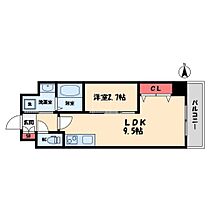 大阪府大阪市中央区船越町1丁目（賃貸マンション1LDK・12階・34.20㎡） その2