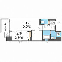 大阪府大阪市中央区道修町1丁目（賃貸マンション1LDK・9階・35.70㎡） その2