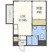 大阪府大阪市中央区内久宝寺町2丁目（賃貸マンション1LDK・2階・30.35㎡） その2