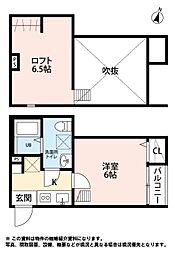 フロルベルデ 1階1Kの間取り