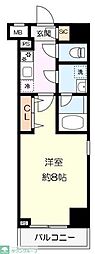 RELUXIA GRANDE 川崎 1Kの間取図画像