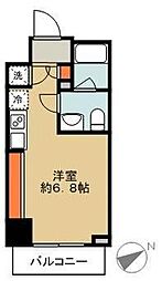 ARTESSIMOLINKDISERA ワンルームの間取図画像