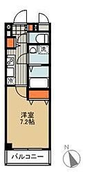 リブリ・コンフォート石川 1Kの間取図画像