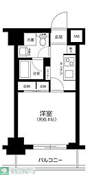 グリフィン川崎・西口シティプラザ 1Kの間取図画像