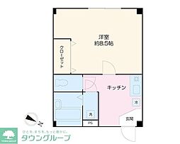 RAYHAUS横濱鶴見2 1Kの間取図画像