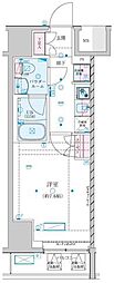 ジェノヴィア川崎7 1Kの間取図画像