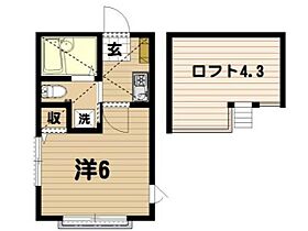 ＰＲＵＮＵＳ南太田  ｜ 神奈川県横浜市南区庚台（賃貸アパート1K・2階・17.50㎡） その2