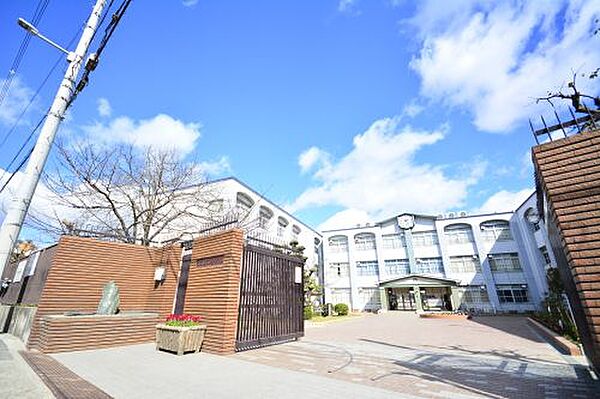 画像30:【中学校】大阪市立文の里中学校まで695ｍ