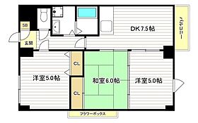 ル・シャトーノーブル  ｜ 大阪府大阪市住吉区清水丘1丁目（賃貸マンション3LDK・3階・49.80㎡） その2