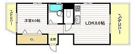 Halさくら  ｜ 大阪府大阪市住之江区御崎1丁目（賃貸マンション1LDK・6階・28.00㎡） その2