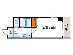 グランディール阪南町II番館  ｜ 大阪府大阪市阿倍野区阪南町2丁目（賃貸マンション1K・6階・21.90㎡） その2