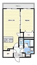 パークハイム登呂 105 ｜ 静岡県静岡市駿河区登呂５丁目19-16（賃貸マンション1LDK・1階・44.46㎡） その2