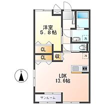 カーサ・エステラ 101 ｜ 長野県佐久市猿久保（賃貸アパート1LDK・1階・49.41㎡） その2