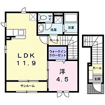 シエル　アンフィニ 201 ｜ 長野県佐久市中込（賃貸アパート1LDK・2階・43.30㎡） その2