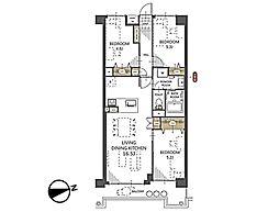 間取図画像 3LDK